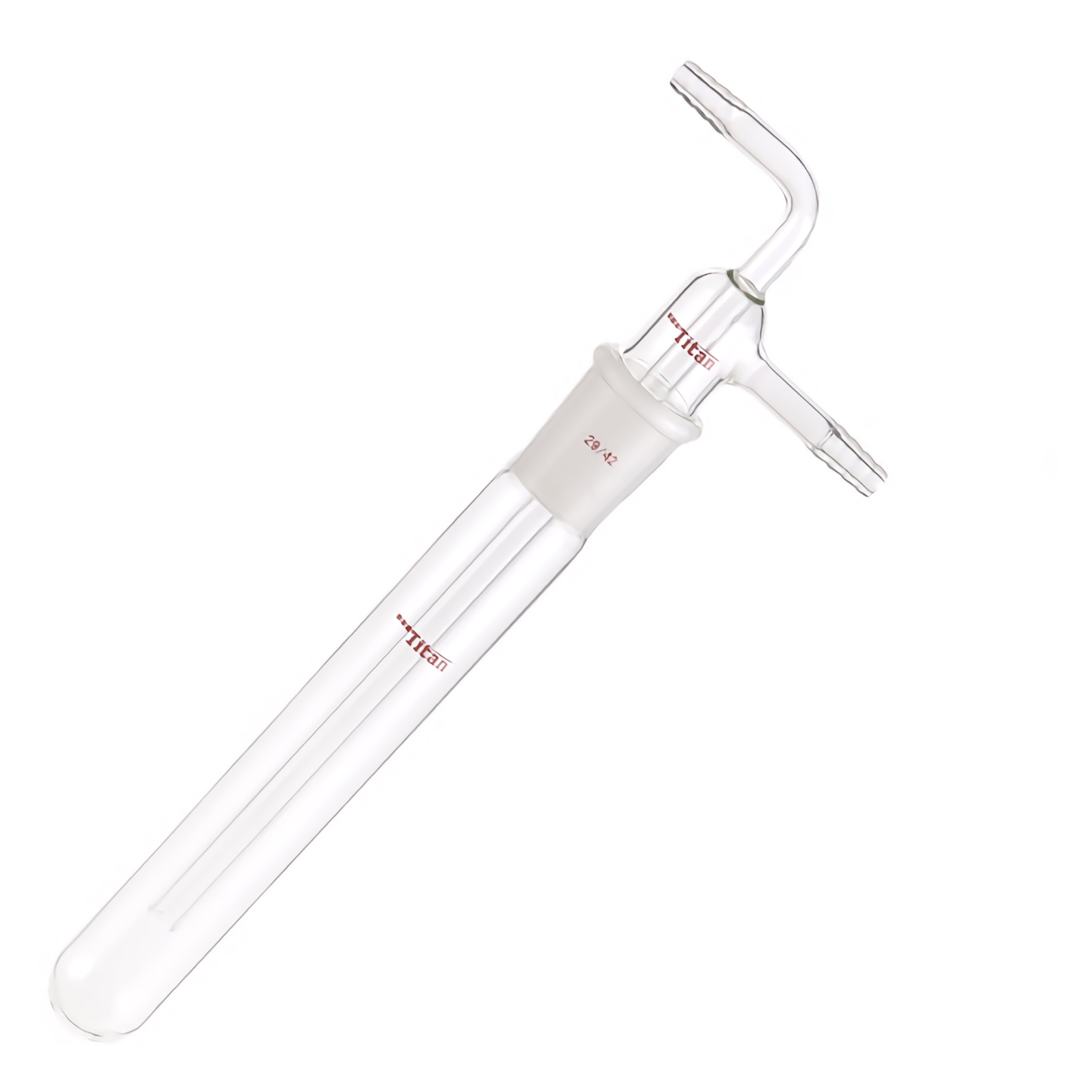 ADAMAS BETA Split Cold Trap with Grinding Mouth Straight Glass Condensate Trap Laboratory Gas Partial Pressure/Condensing Device