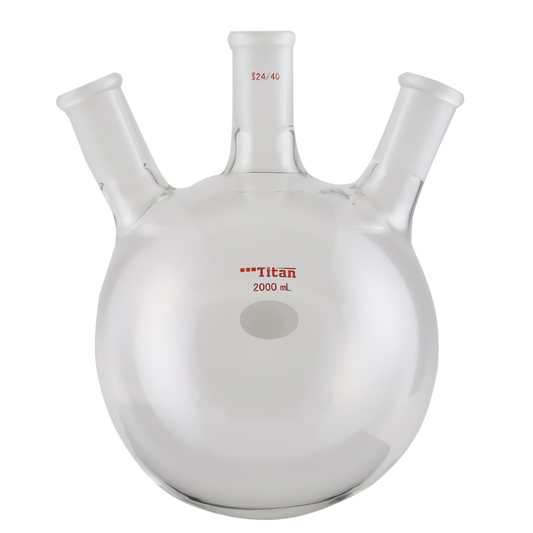 ADAMAS-BETA Glass Flask Oblique 3-Neck High Light