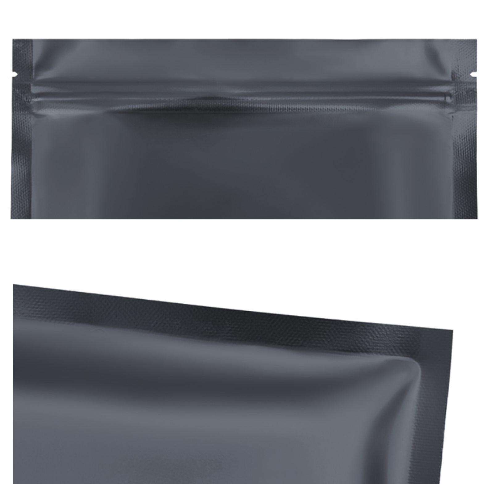 ADAMAS BETA Black Light-proof Self Sealing Bags PE Laboratory Reagent Storage Bag Damp-Proof Sealing Subpackage Bag(Pack of 100)