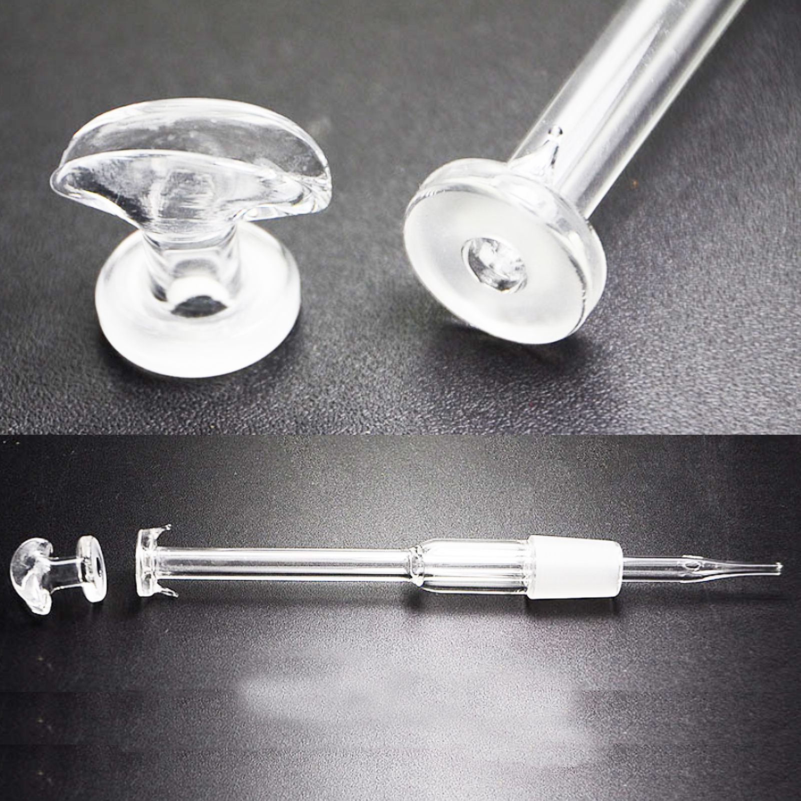 ADAMAS-BETA Gucai Arsenic Detector 100ml/150ml Conical Flask+Pointed Nose Glass Tube Set Laboratory Silver Salt Arsenic Measuring Instruments