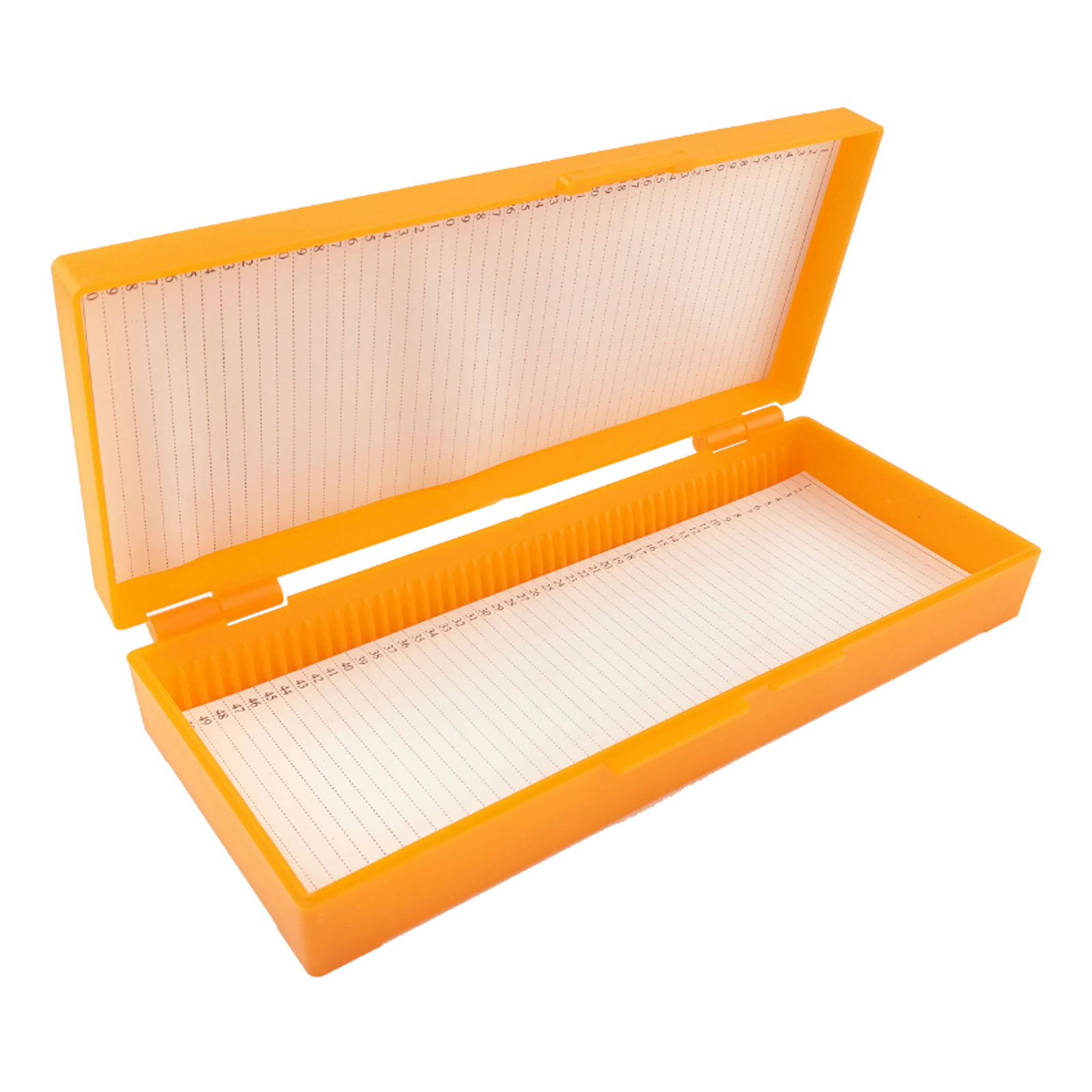 ADAMAS BETA Lab Plastic Slide Box ABS Laboratory Covered Microscope Slide Storage Case for 12/50/100pcs 25*75mm Standard Slides