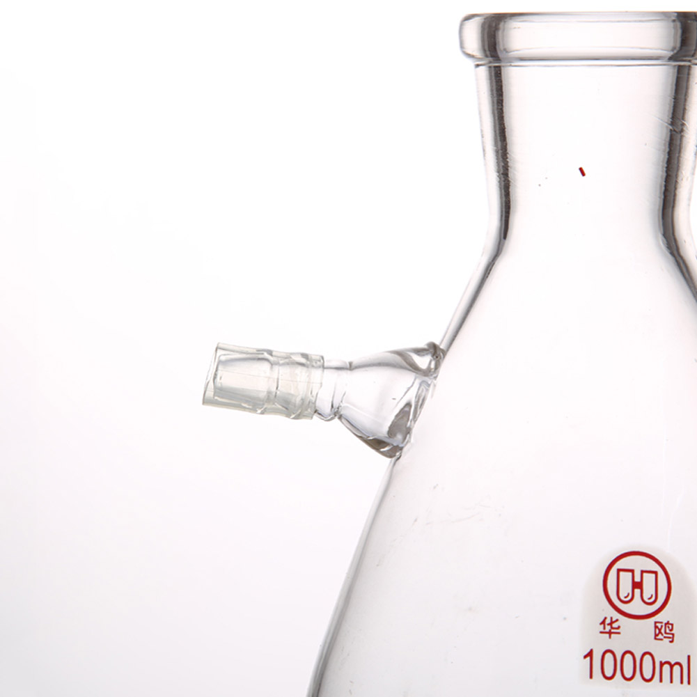 ADAMAS BETA Lab Filter Bottle with Upper Low Nozzle 125ml-10000ml Laborator Glass Grinding Mouth Suction Filter Bottles Conical Flask