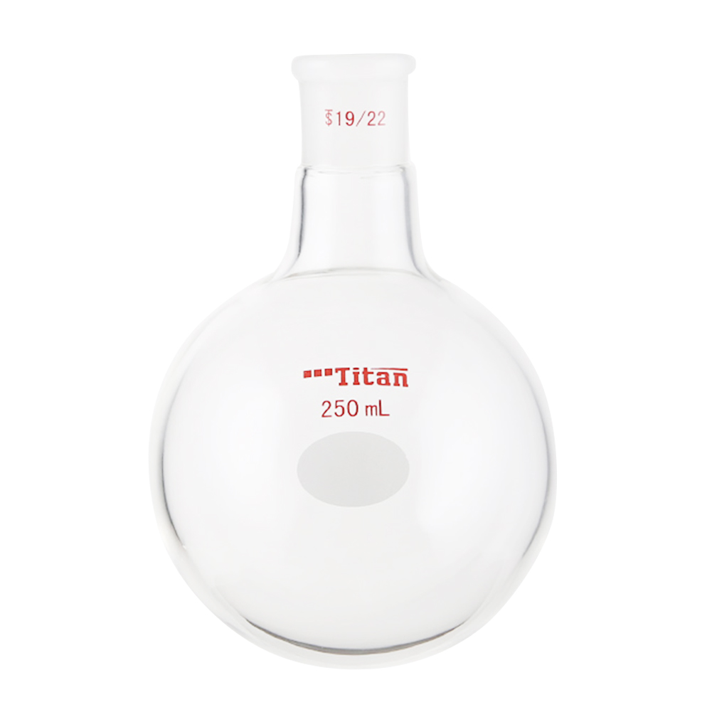 ADAMAS BETA Lab Glass Flasks Single Neck Round Bottom Ball Bottle Thick-Walled Grinding Mouth 200-500ml Reaction One-Mouth Ball Bottles