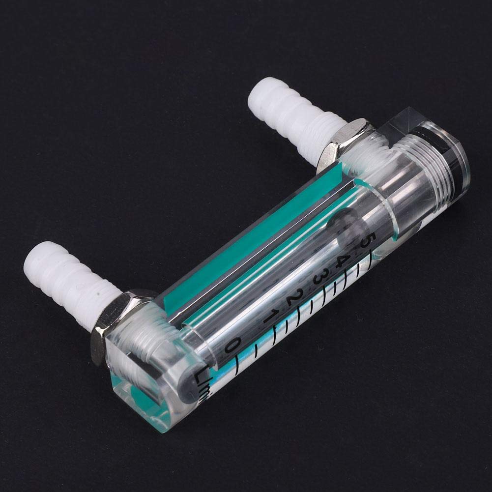 ADAMAS-BETA 1pcs Gas Flow Meter 0.6MPa Pressure Flowmeter Unidirectional Gas/Oxygen/Air Flow LZQ-1~LZQ-7 for Laboratory/industrial