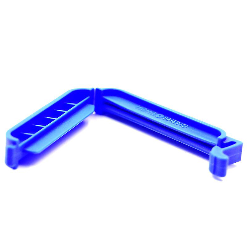 ADAMAS-BETA 10Pcs Dialysis Bag Clamp PP Plastic Laboratory Sealing Clamp Colored 60mm Dialysis Membrane Clips for 25-44mm Bags