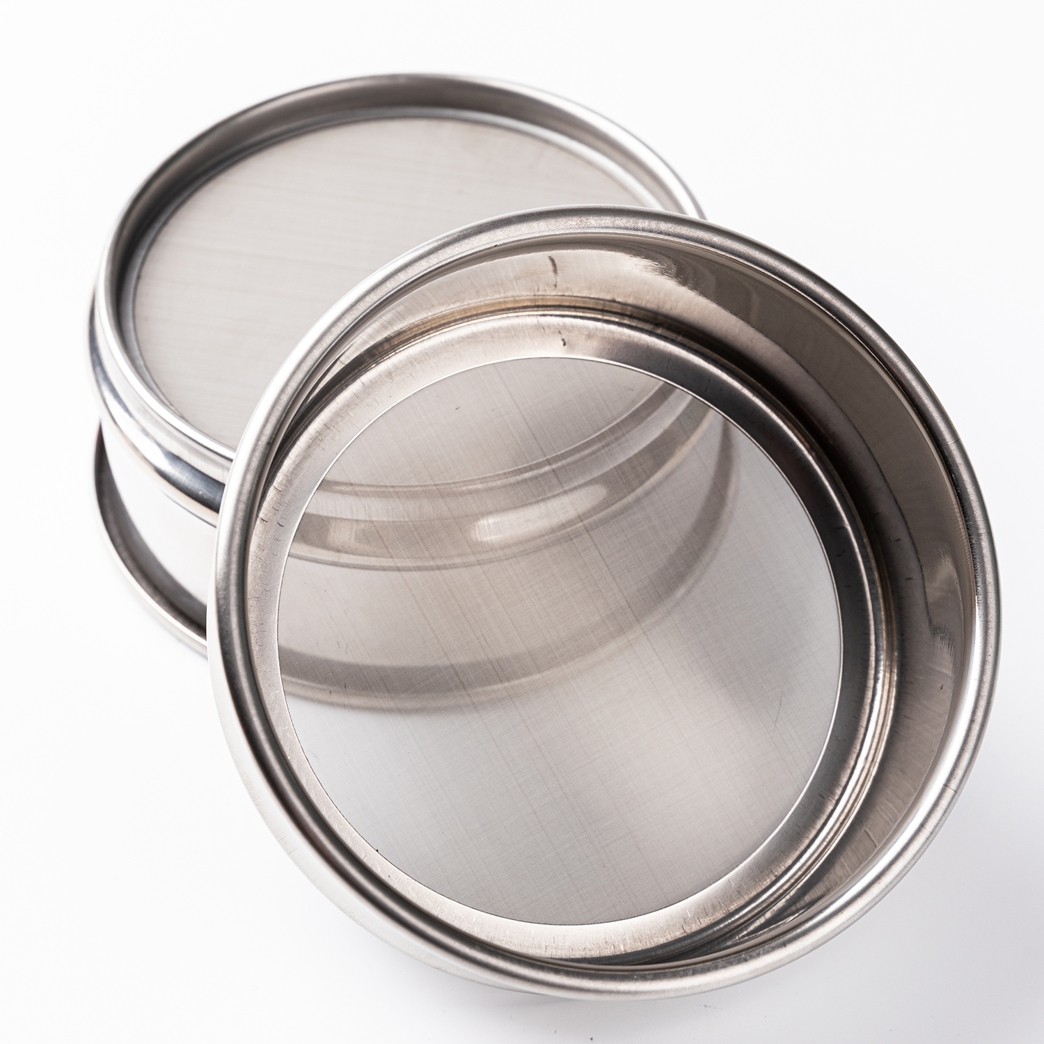 Adamas-Beta φ10×4.5cm 45 Mesh 304 Stainless Lab Sieves Economy Test Sieve 304 Stainless Steel Wire Cloth（0.4mm）