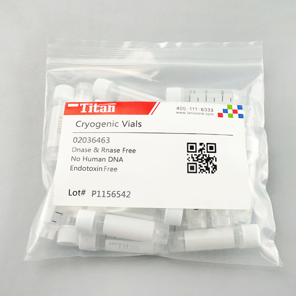 ADAMAS BETA Lab Cryotubes 1.5ml 2.0ml Sterilized CrystalCap SPINE HT Vial Graduated PP Self-Standing Cryovials