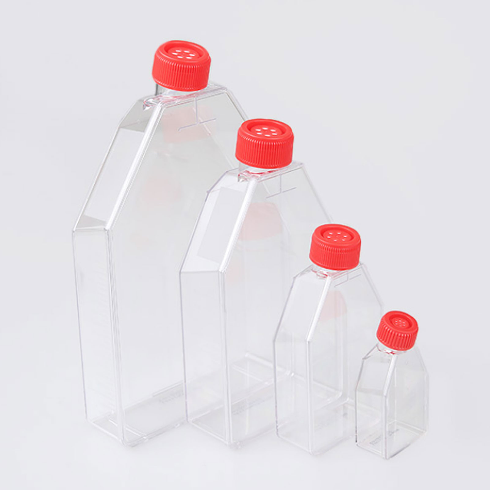 ADAMAS BETA Polystyrene Cell Culture Bottle with Breathable Cover TC Sterile Laboratory Adherent Culture Torticollis Plastic Bottles 50-850ml