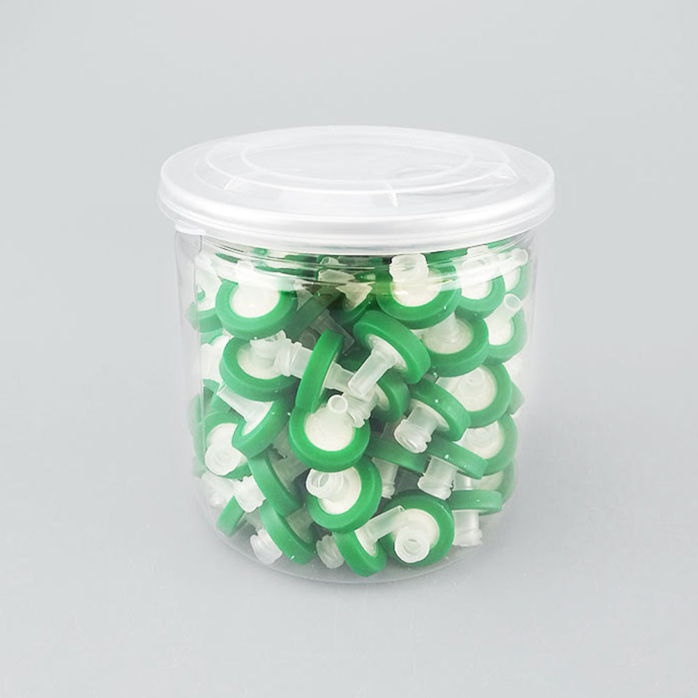 ADAMAS BETA 100pcs Lab 0.22um 0.45um Syringe Filter with Nylon/PES Filter Membrane 13mm for Laboratory Aqueous/Organic Solution Filtration Experiment