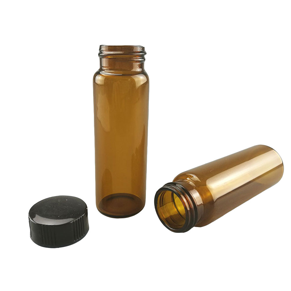 ADAMAS BETA Wholesale Laboratory Sample Bottles PP Cover with PE Gasket 2-120ml Brown/Transparent Glass Reagent Storage Bottle Lab Vials