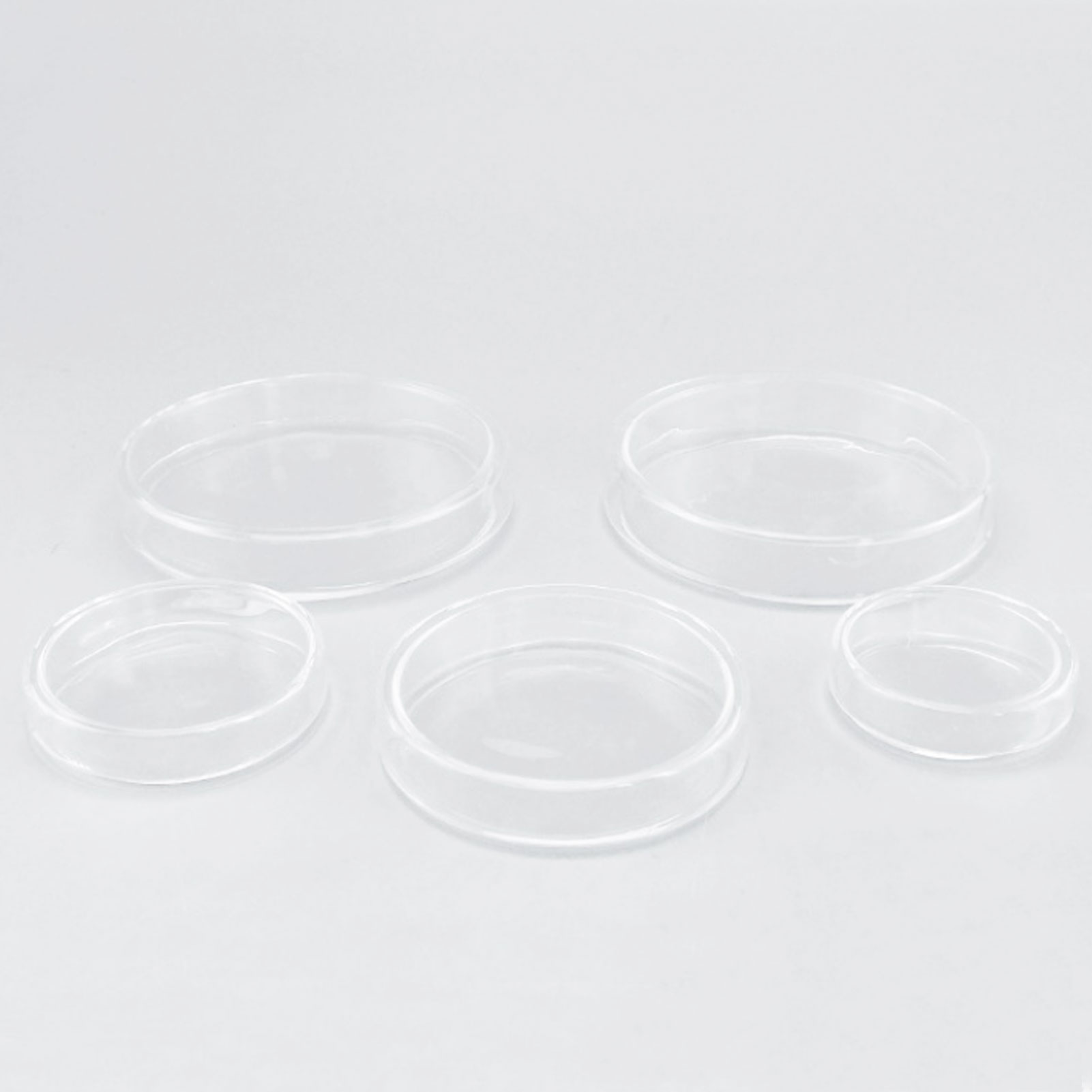 ADAMAS BETA Biological Laboratory High Borosilicate Glass Petri Dish with Cover Lab Microbial/Bacteria Cell Culture Dishes Diameter 60-200mm