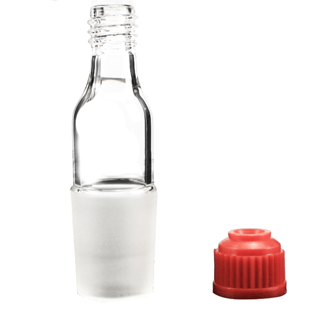 ADAMAS-BETA Screw Mouth Thermometer Casing Transparent Glass Thermowells Laboratory Glass Tube Standard Grinding 14-29#