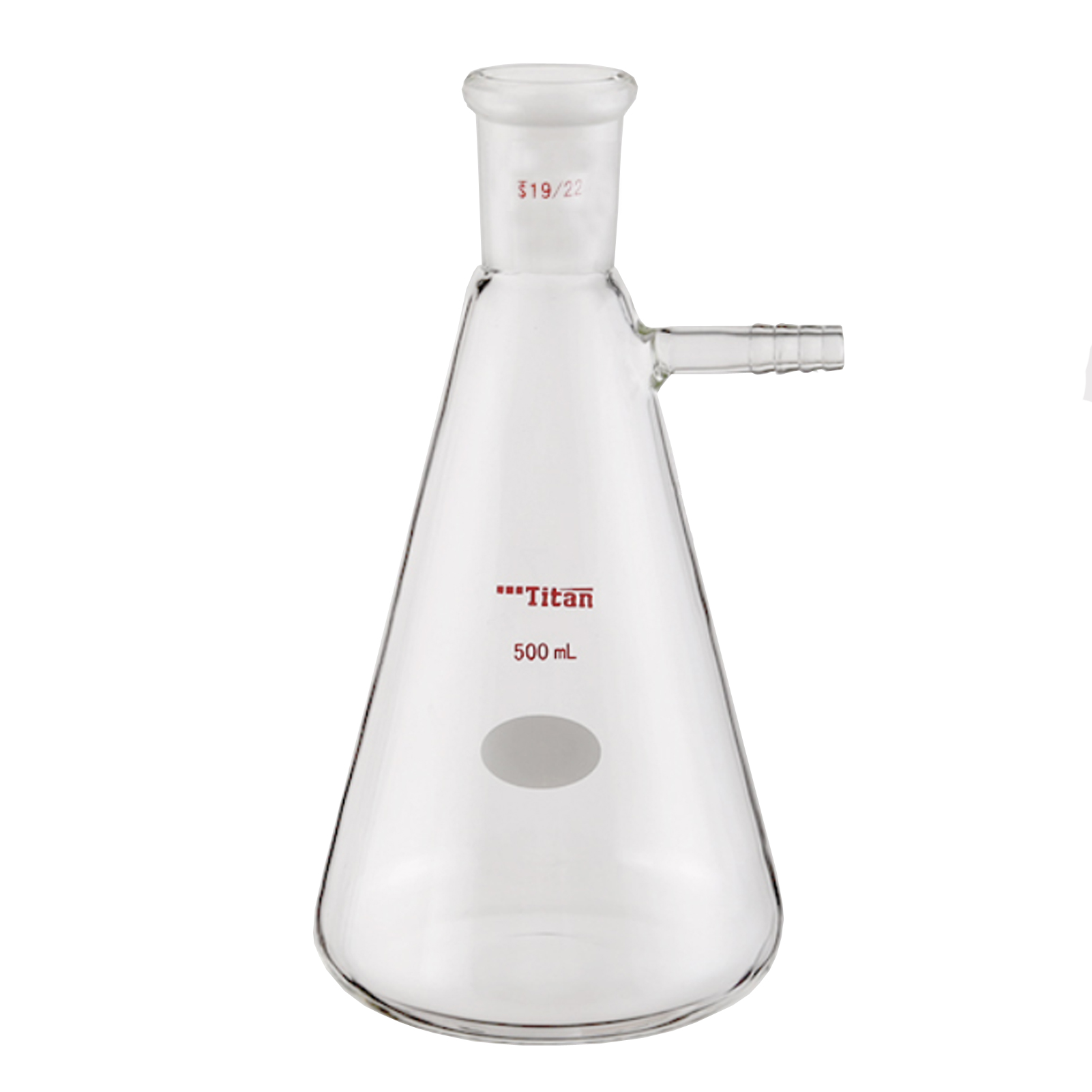 ADAMASBETA Glass Suction Bottle with Grinding Mouth 19/22 24/40 Labor