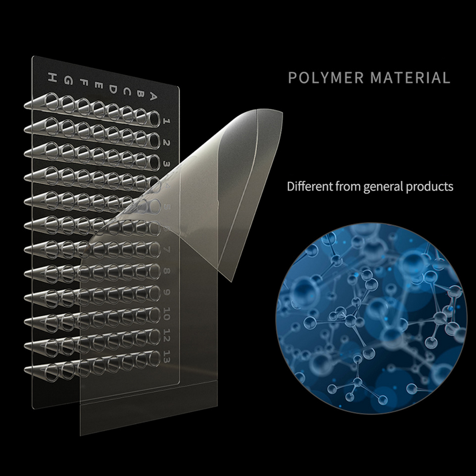 ADAMAS BETA Lab Sealing Plate Film Self-Adhesive Microplate Multiwell Plate Laboratory Sealing Membrane for 96-Well/384-Well Plates(Pack of 100)