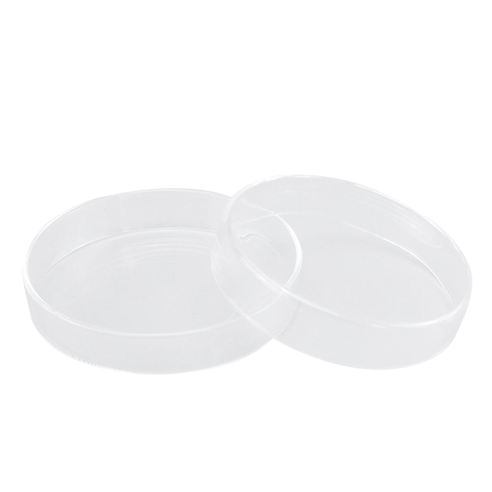 ADAMAS BETA Biological Laboratory High Borosilicate Glass Petri Dish with Cover Lab Microbial/Bacteria Cell Culture Dishes Diameter 60-200mm
