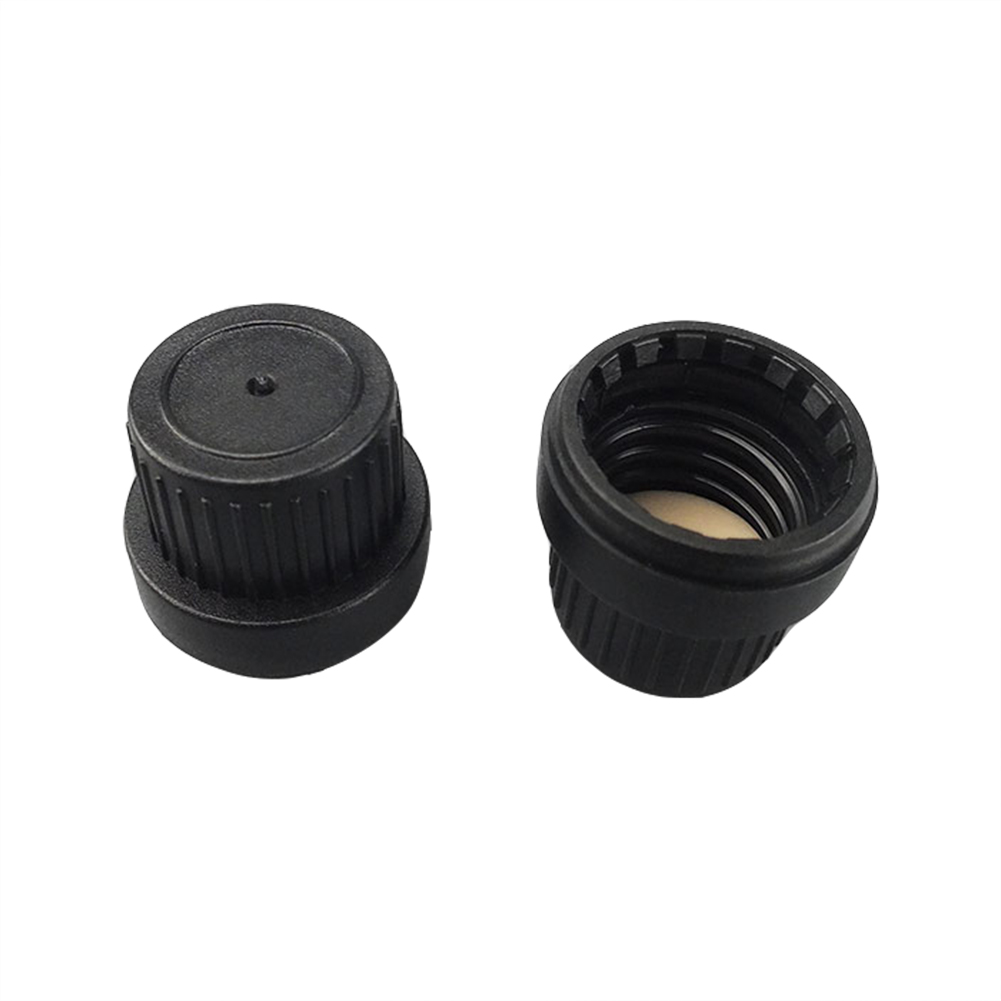 ADAMAS-BETA Lab Universal Bottle Cap PP Plastic Screw Mouth Standard Mixed Resin Cover with U-shaped LDPE Inner Plug/PE PTFE Gasket Sealing Caps