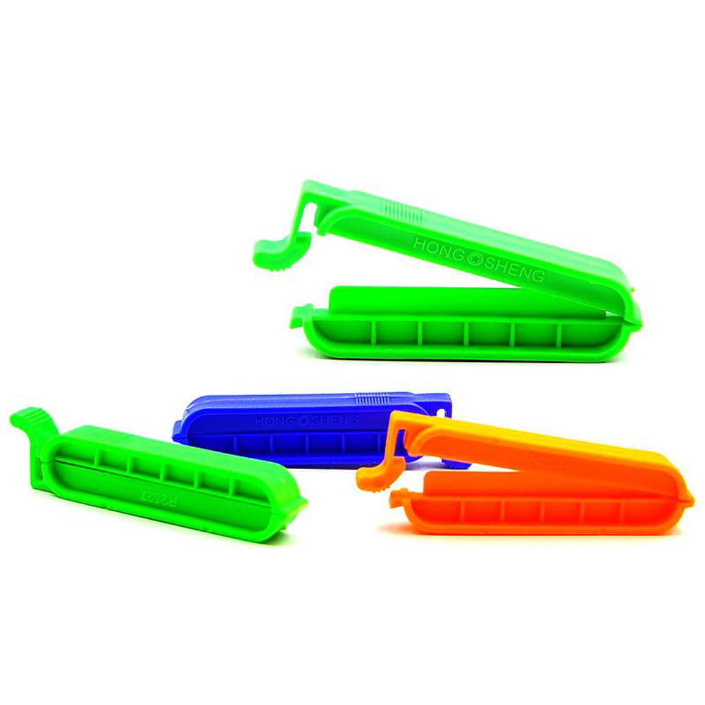 ADAMAS-BETA 10Pcs Dialysis Bag Clamp PP Plastic Laboratory Sealing Clamp Colored 60mm Dialysis Membrane Clips for 25-44mm Bags