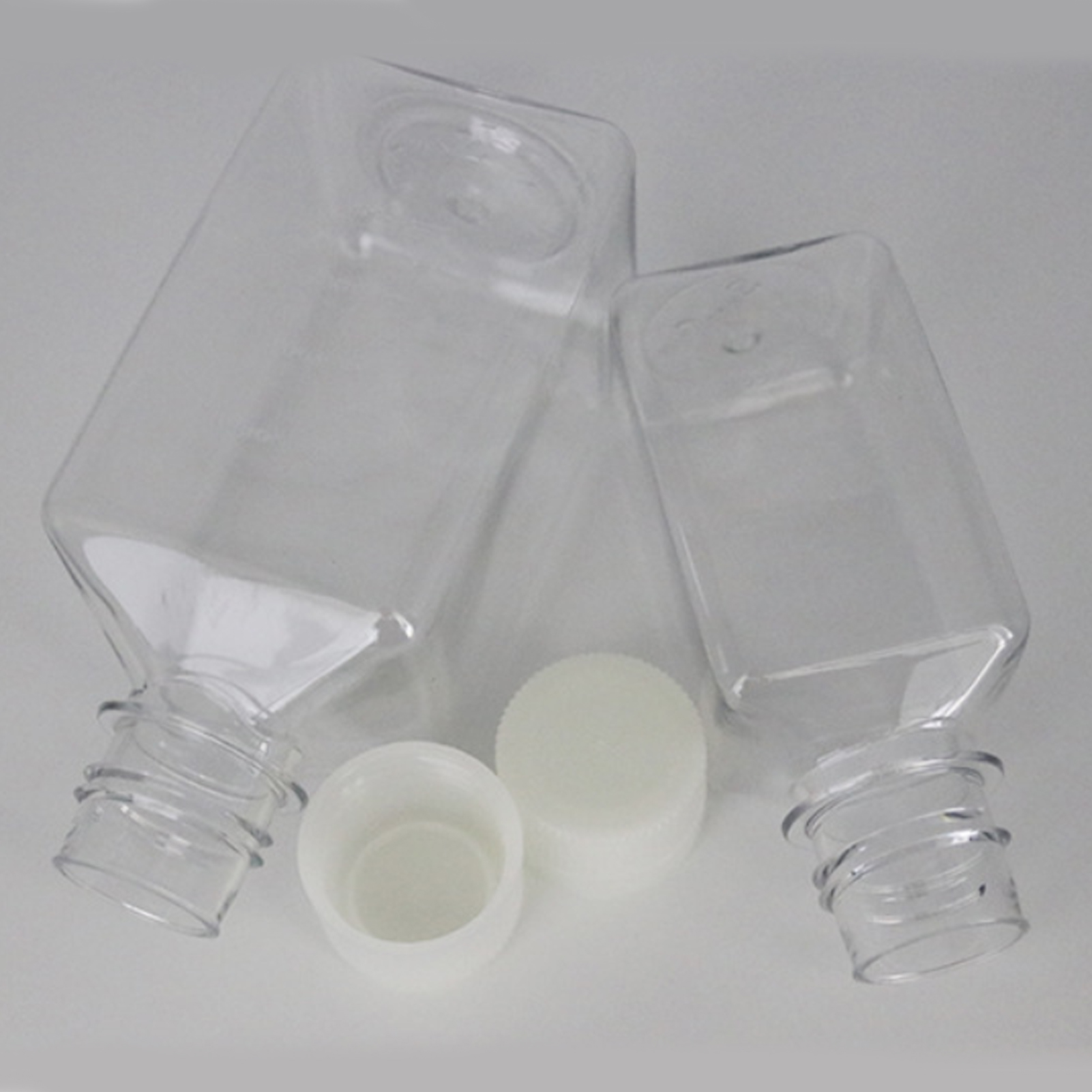 ADAMAS BETA Wholesale PET/PC Plastic Serum Bottle with Cover 125-1000ml Narrow Mouth Sterilized Lab Chemical Reagent Bottle Sample Sealing Bottles