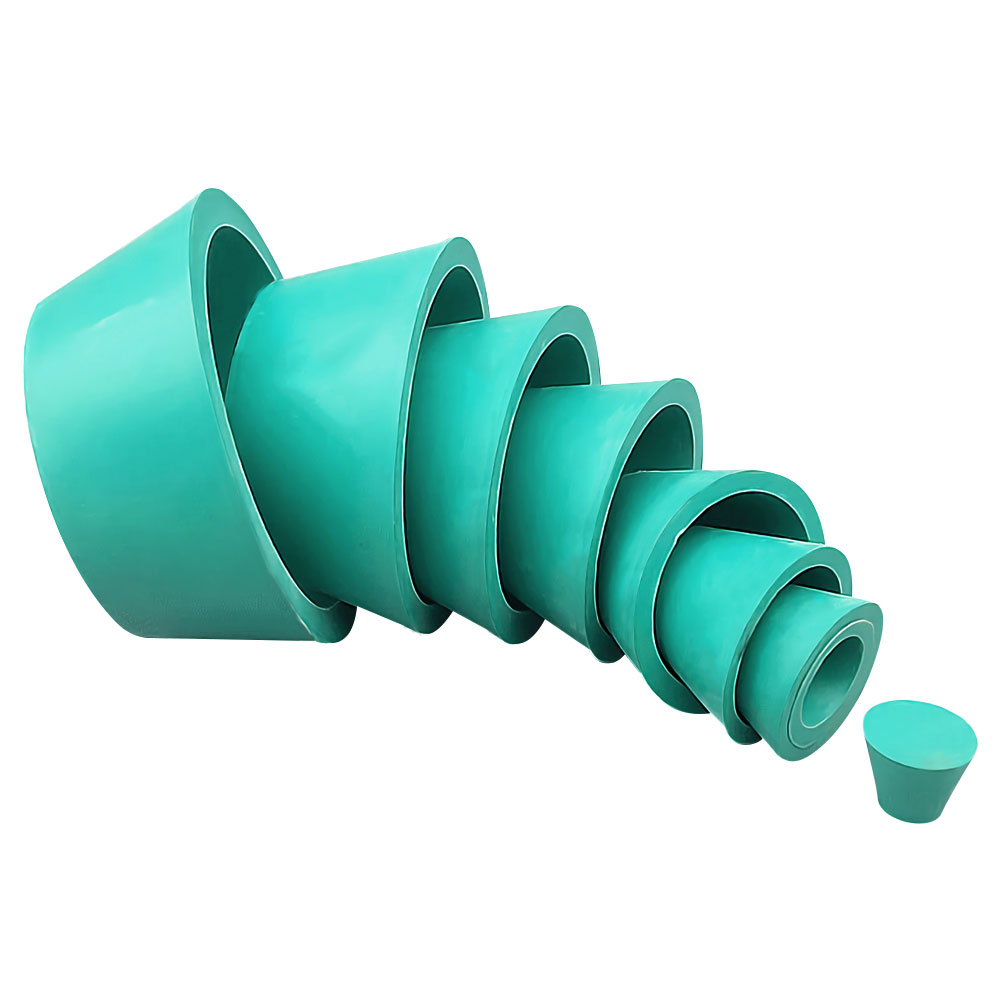 ADAMAS-BETA Mixed Size 9pcs Funnel Support Sleeve Plug Rubber Filter Gasket Sealing Ring Laboratory Round Bottom Glassware Placing Bracket/Cushion