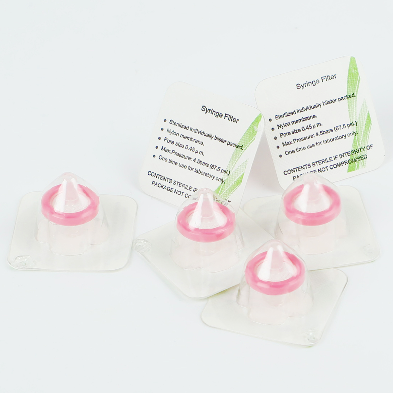 ADAMAS-BETA 15-100pcs PP Sterilized Needle Filter 0.22um 0.45um MCE Disposable Individual Package Syringe Filter Lab Experiment Accessories