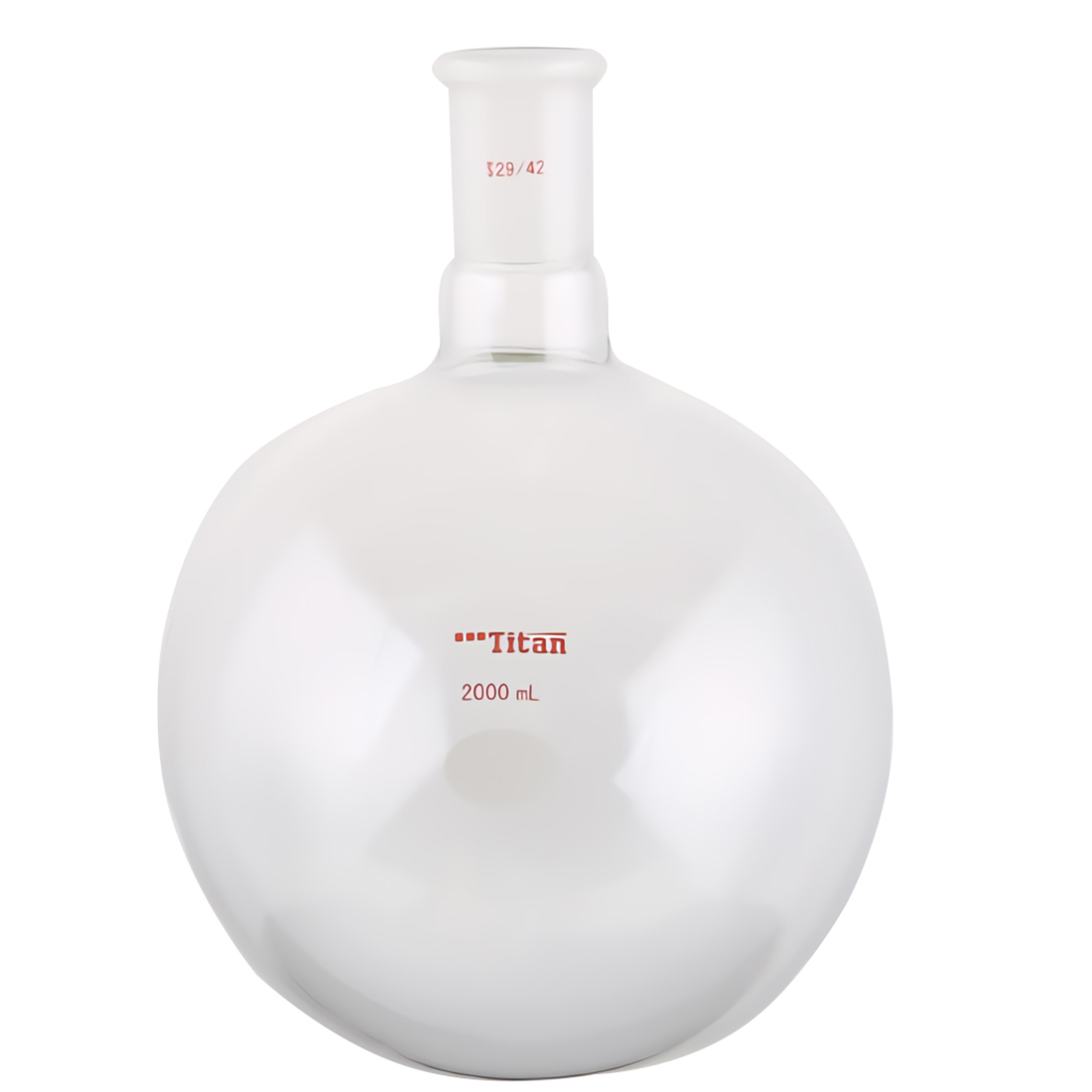 ADAMAS BETA Large Capacity High Borosilicate Glass Single Neck Ball Bottle 1000-5000ml Laboratory Heating Feaction Experiment Round Bottom Thick Wall Flasks