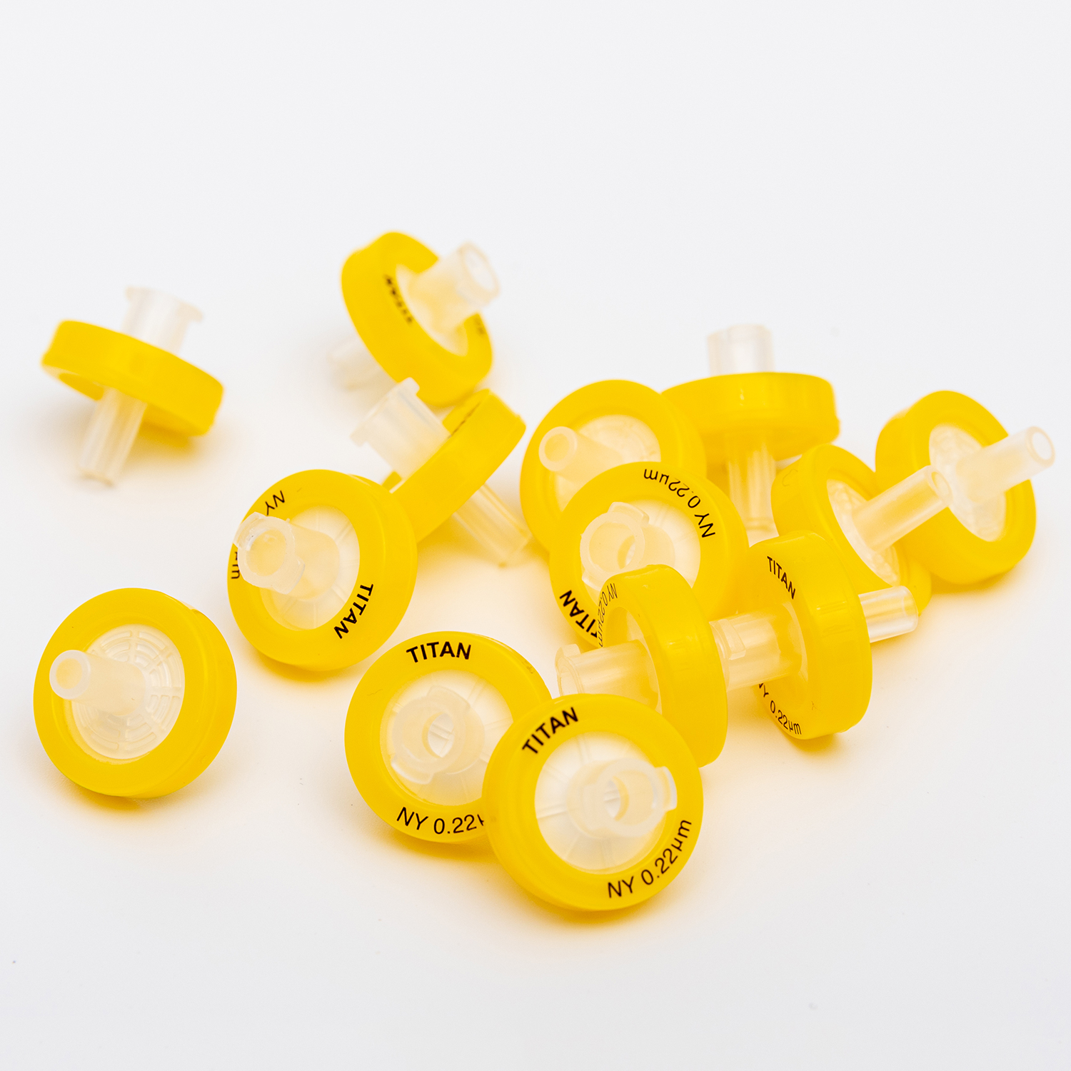 Wholesale Syringe Filter,Nylon Membrane Syringe lab Filters 13mm Diameter 0.22μm Pore Size Box of 100