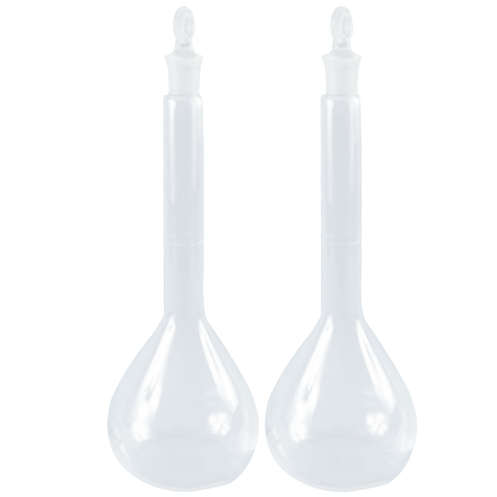 ADAMAS-BETA Lab Transparent Glass Volumetric Flask with Plug Laboratory Glass Bottle 180ml 230ml 240ml Clear Reagent Storage Bottle