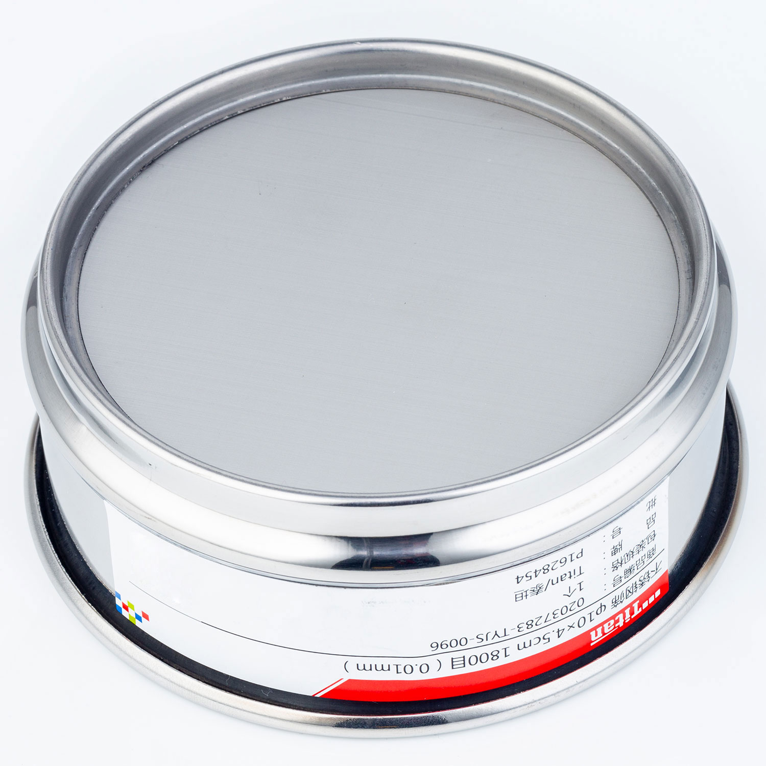 Adamas-Beta φ10×4.5cm 1800 Mesh 304 Stainless Lab Sieves Economy Test Sieve 304 Stainless Steel Wire Cloth（0.01mm）