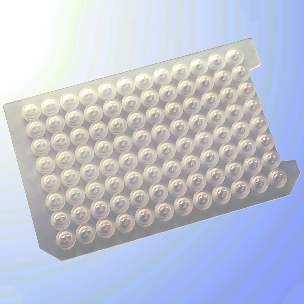 ADAMAS BETA Wholesale 10pcs Lab Silicone Sheet for Laboratory 96-Well PCR Plate/Deep Well Plate “+” Cross Opening Round Hole Soft Cover