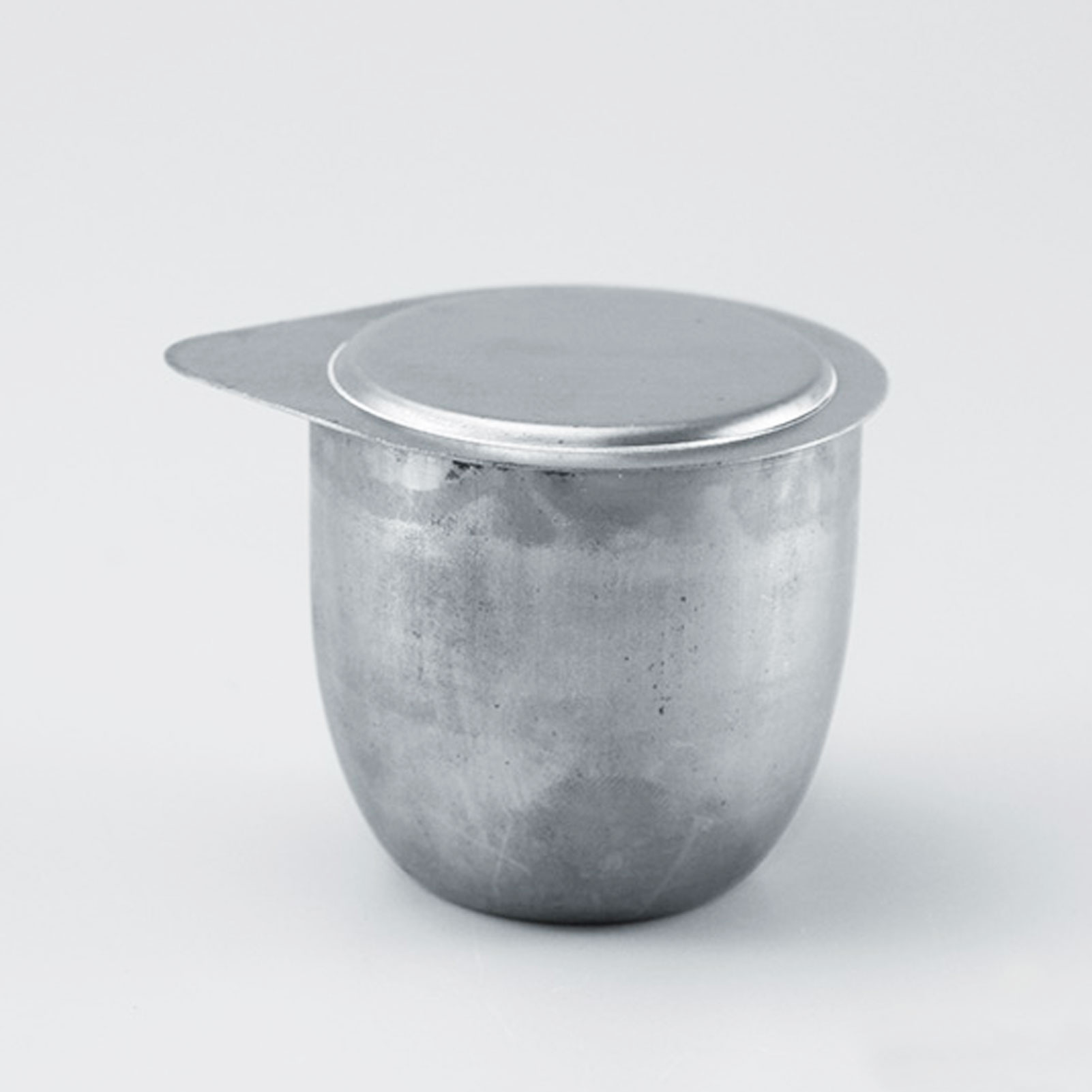 ADAMAS BETA Lab Sterling Silver Crucible High Purity 99.99% 30ml 50ml Nickel/Iron Crucible with Cover  Laboratory Heating Device