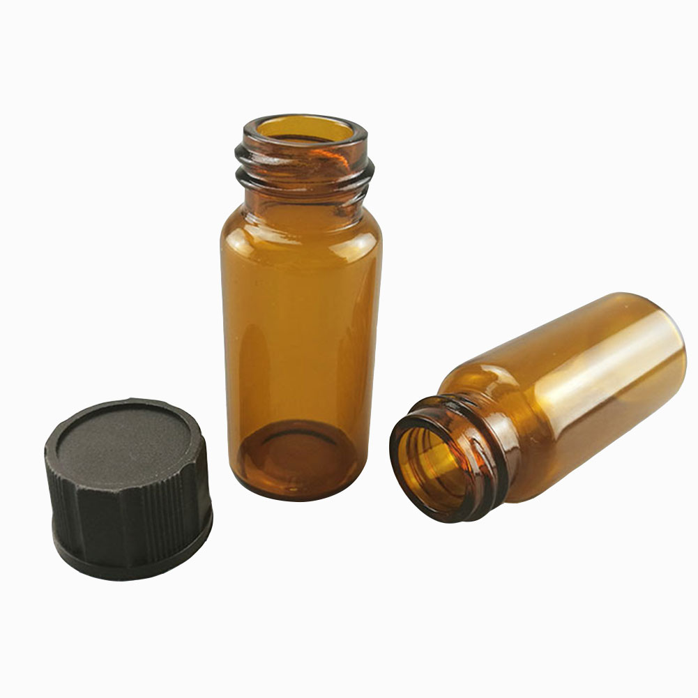 ADAMAS BETA Wholesale Laboratory Sample Bottles PP Cover with PE Gasket 2-120ml Brown/Transparent Glass Reagent Storage Bottle Lab Vials