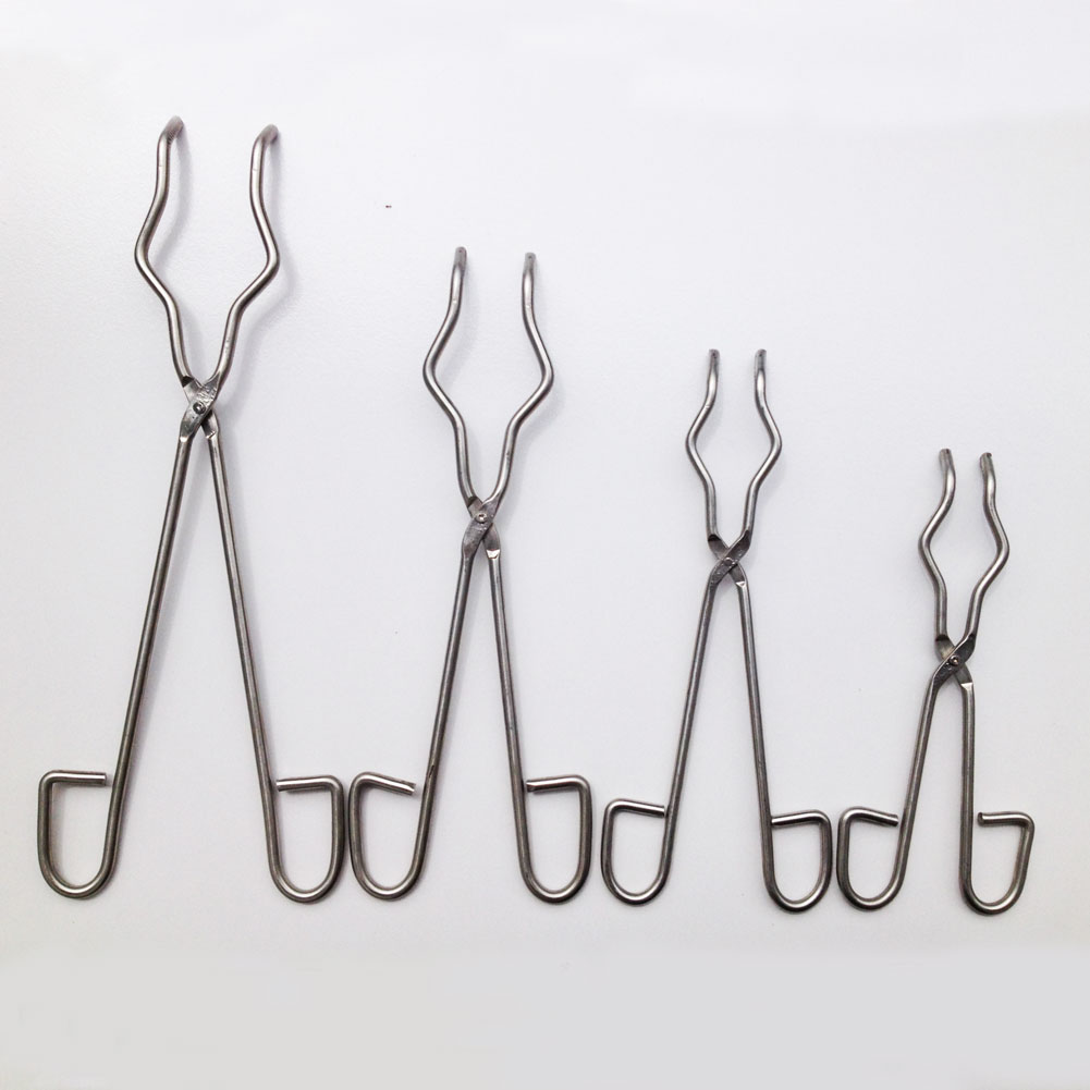 Laboratory Crucible Forceps Clip Pliers Steel Normal Crucible