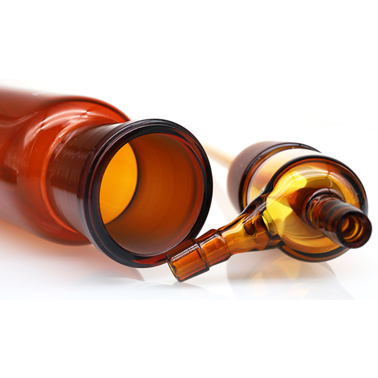 ADAMAS BETA Impact Glass Absorption Bottle 10-250ml Graduated Grinding Mouth Laboratory Impact Absorber Sampling Bottle