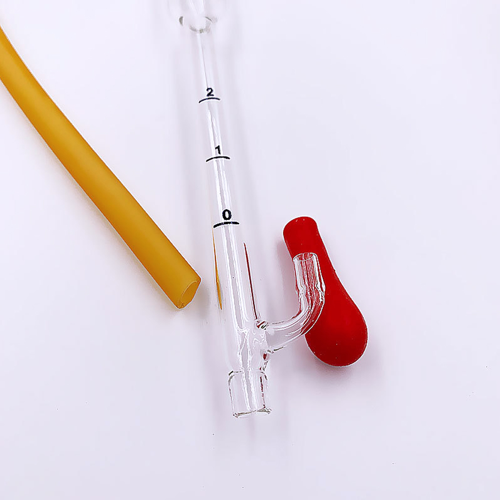 ADAMAS-BETA Water Separator Flowmeter with Rubber Cap Hose Glass Soap Film Glass Atmosphere Sampling 50ml 100ml Lab Equipment Divice Tools