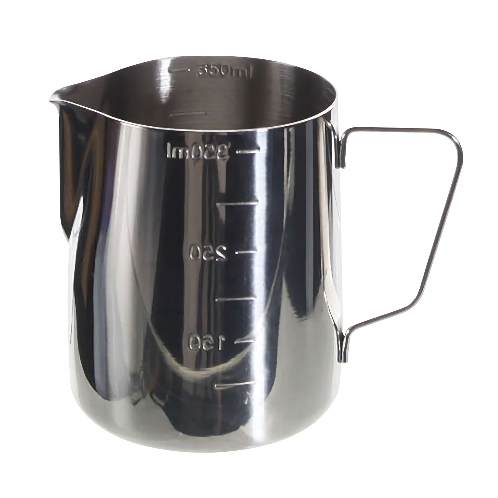 ADAMAS-BETA 304 Stainless Steel Measuring Cup Graduated Laboratory Beaker with Handle Olecranon Outlet 350-2000ML Large Capacity