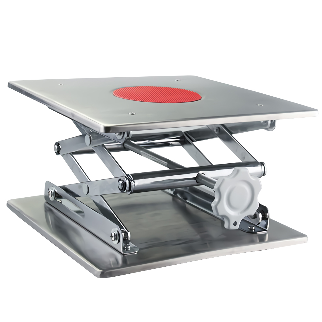 ADAMAS BETA Stainless Steel Lifting Table Manual Multifunction Laboratory Height Adjustment Rack Woodworking Engraving Stand Rack Platform Benches