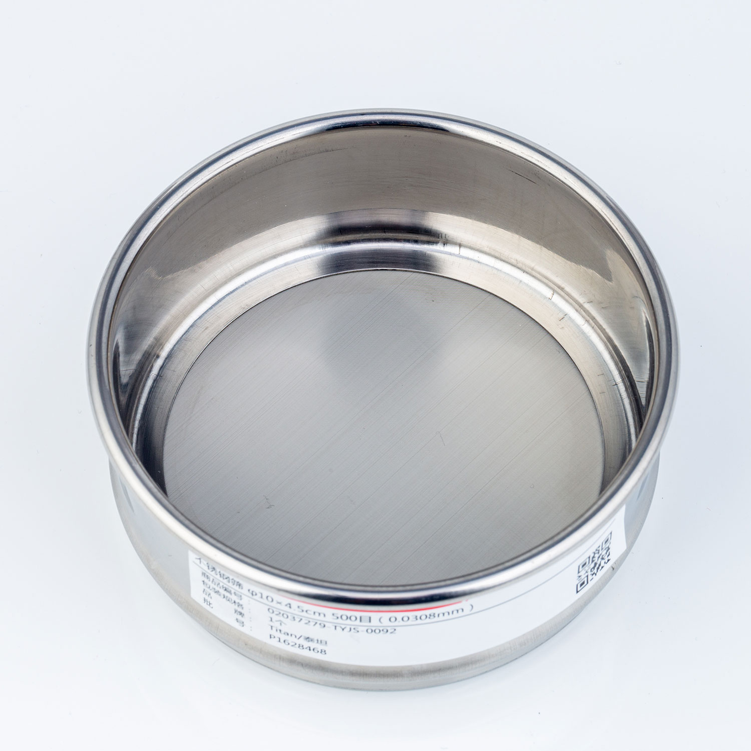 Wholesale φ10×4.5cm 500 Mesh 304 Stainless Lab Sieves Economy Test Sieve 304 Stainless Steel Wire Cloth（0.0308mm）