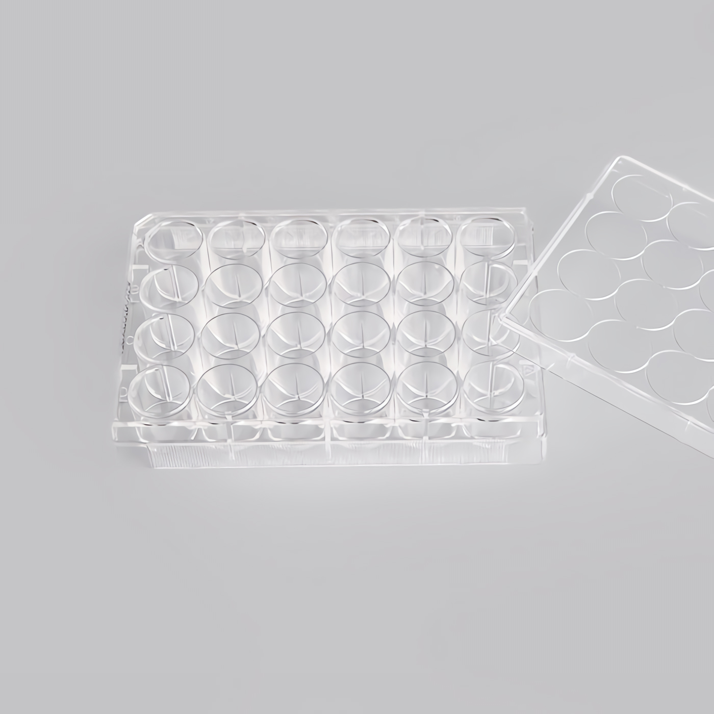 ADAMAS-BETA Cell Culture Plate 6-96 Well Flat Bottom TC Sterile Transparent Laboratory Microbial Plastic Culture Plate for Adherent Culture
