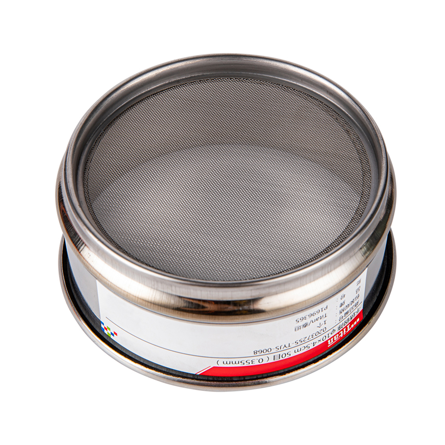 Adamas-Beta φ10×4.5cm 75 Mesh 304 Stainless Lab Sieves Economy Test Sieve 304 Stainless Steel Wire Cloth（0.2mm）