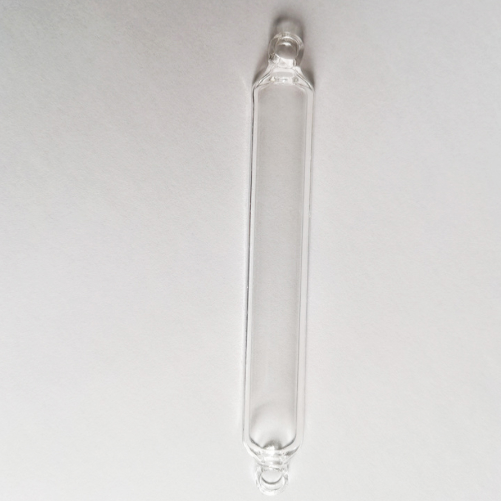 ADAMAS BETA Quartz Boat 5-12cm High Temperature Resistance Laboratory Burning Boat with Ear Handle for Sulfur Determination Experiment