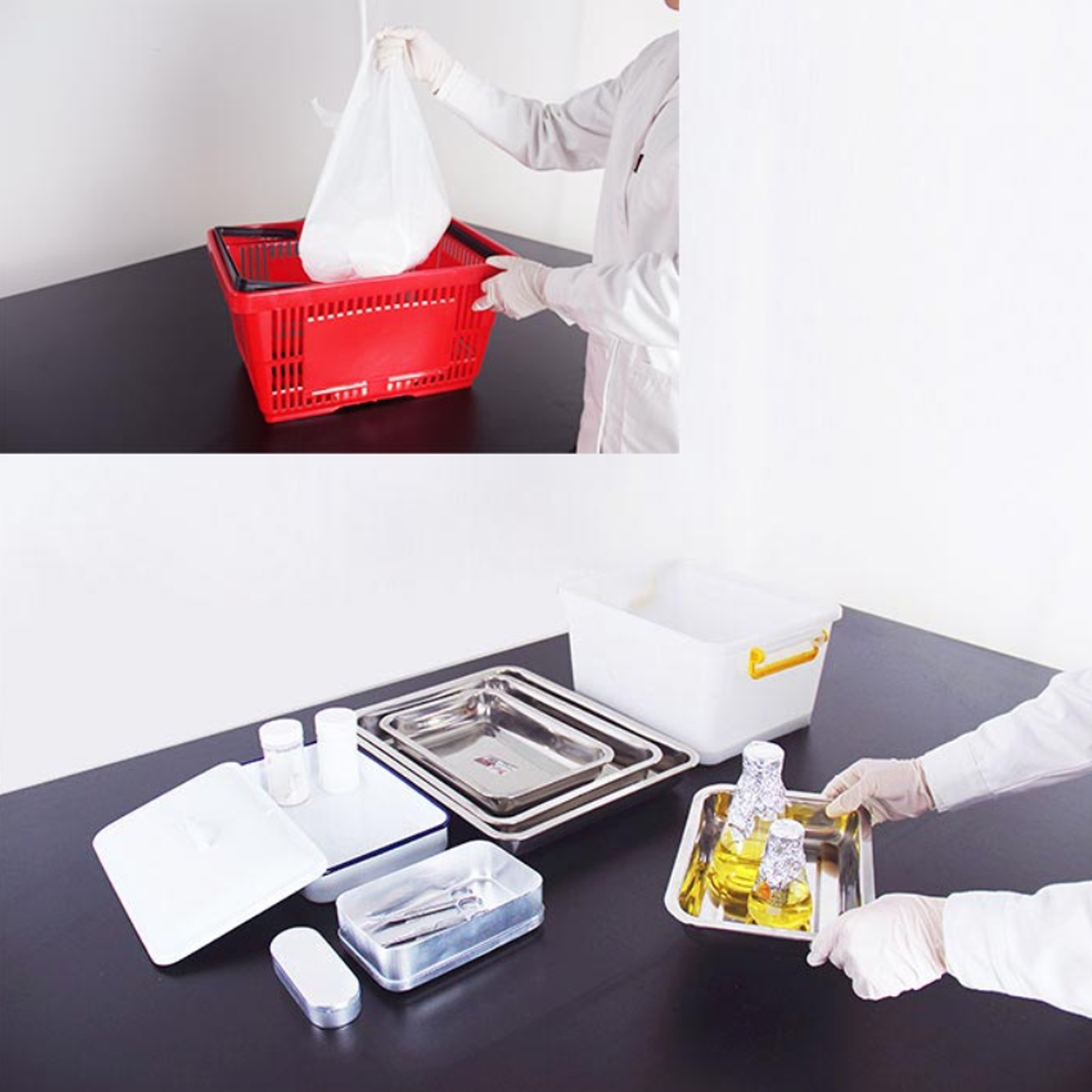 ADAMAS BETA 304 Stainless Steel Square Plate Laboratory Appliances Holding Tray Rectangular Shallow Dish for Kitchen/Baking Container