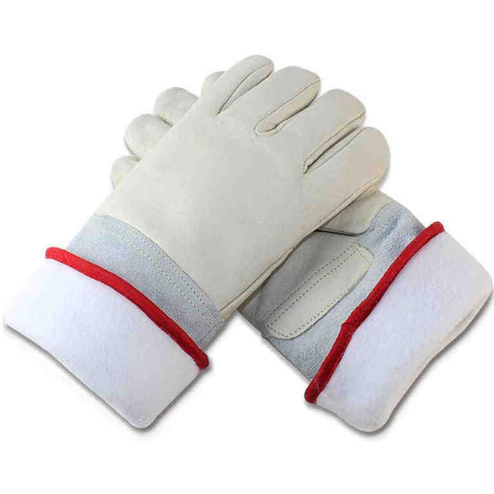 ADAMAS BETA 1 Pair Lab 31-36cm Leather Low Temperature Resistant Gloves - 200 ℃ Liquid Nitrogen Proof Cowhide Antifreeze Laboratory Protective Gloves