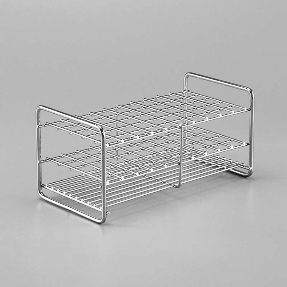 ADAMAS-BETA Stainless Steel Test Tube Rack Various Specifications Grid Arrangement Lab Tube Holder 10-100 Well 