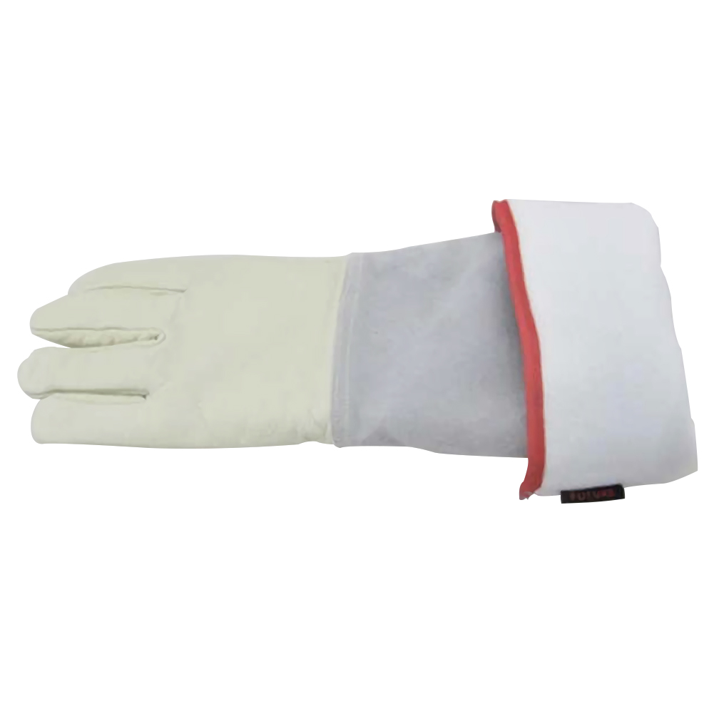 ADAMAS BETA 1 Pair Lab 31-36cm Leather Low Temperature Resistant Gloves - 200 ℃ Liquid Nitrogen Proof Cowhide Antifreeze Laboratory Protective Gloves