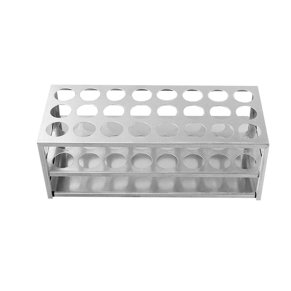 ADAMAS BETA Laboratory Test Tube Stand Aluminum Test Tube Rack Multifunctional Test Tube Holder 24-40 Well Hole Diameter 12.5-32mm