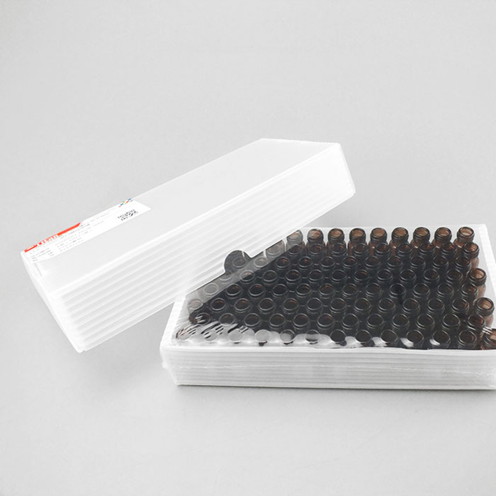 ADAMAS BETA Wholesale 100pcs Inlet Sample Bottles Laboratory Glass Reagent Storage Vials 2ml Screw Mouth 8-425 9-425 Sample Bottles with Writing Lable