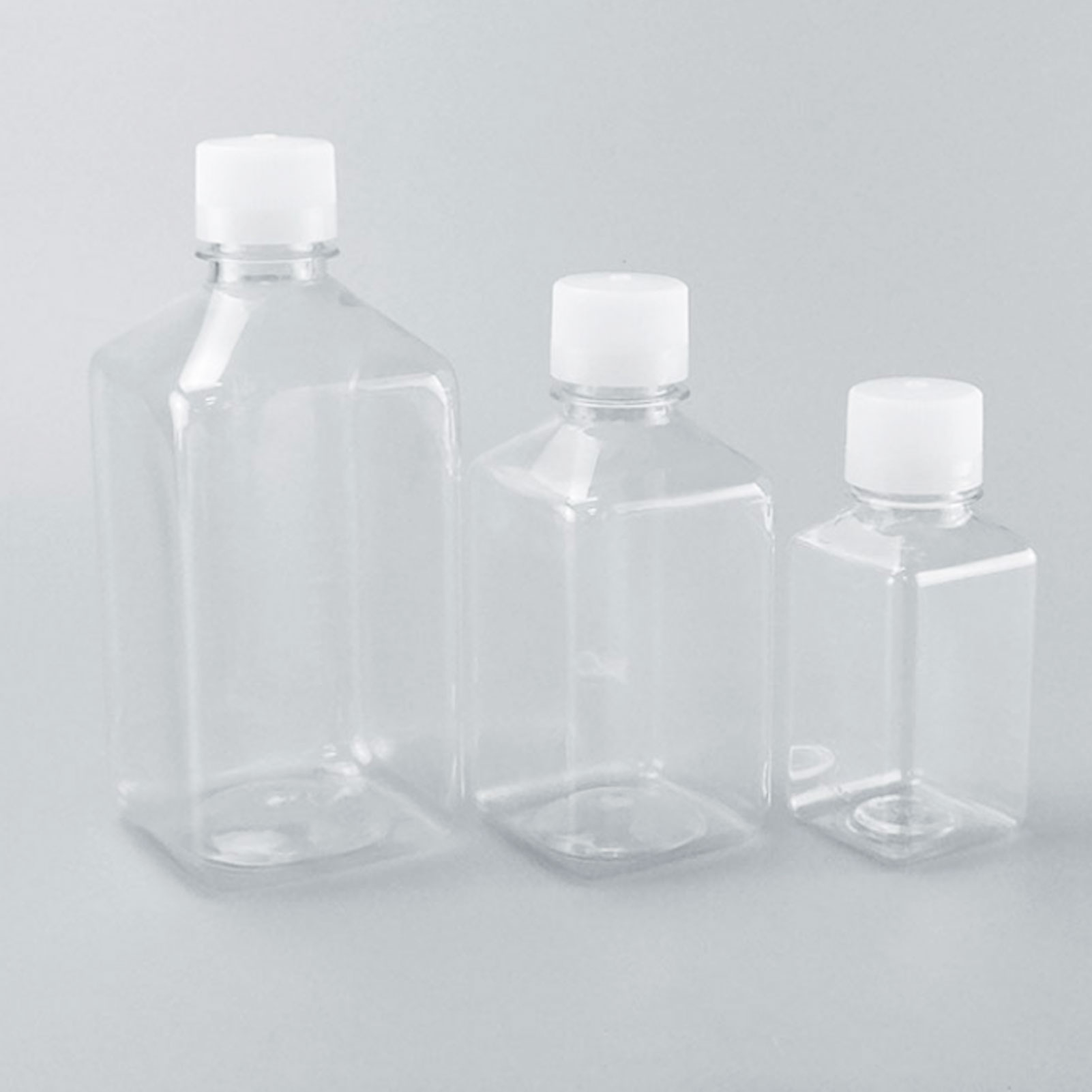 ADAMAS BETA Plastic Bottle 125-1000ml Narrow Mouth with Cover PET/PC Sterilized Lab Chemical Reagent Bottle Sample Sealing Bottles