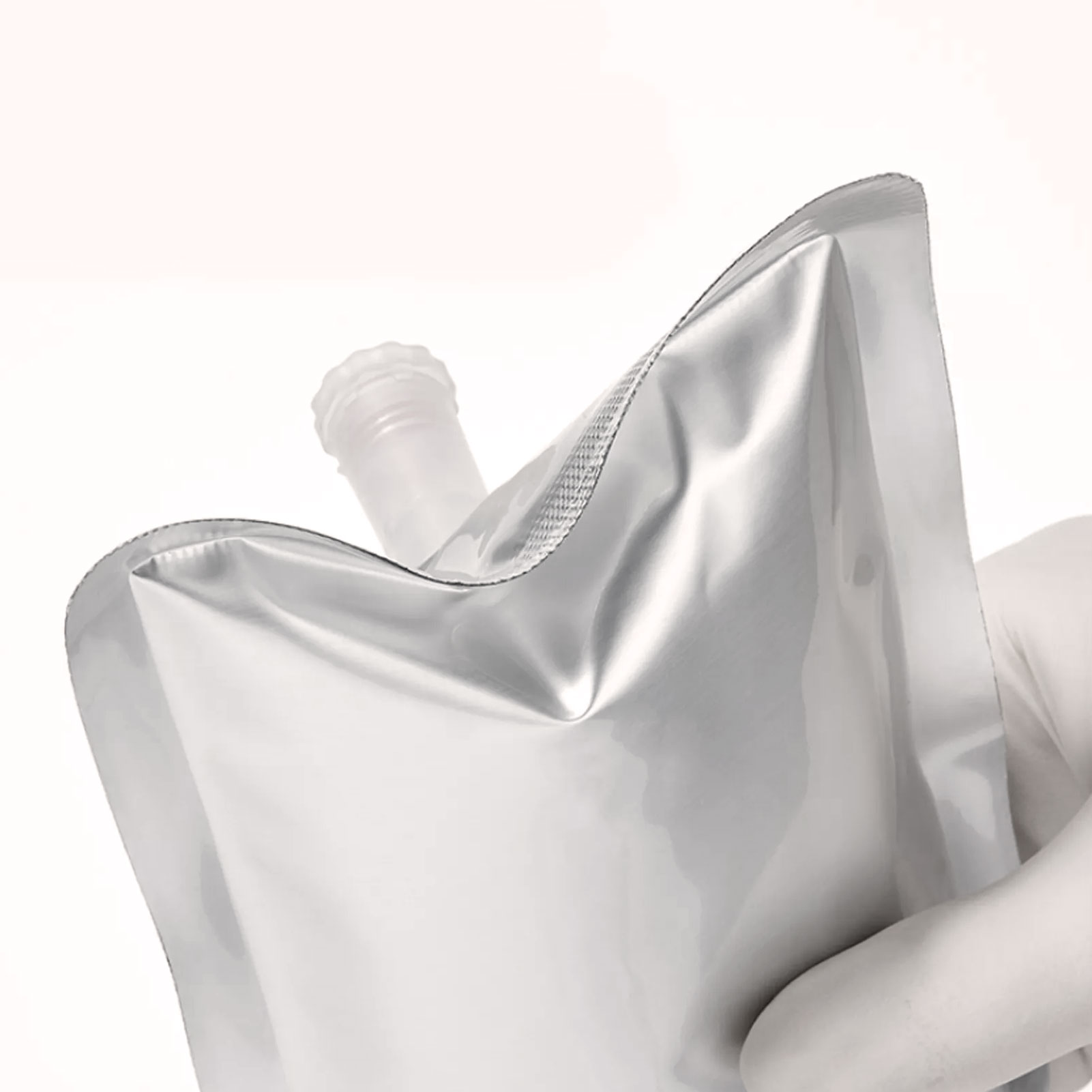 ADAMAS BETA Aluminum Foil Gas Sampling Bags with L-Shape Single/Double Valve Laboratory Composite Membrane Air Collection Bags 10ml-200L