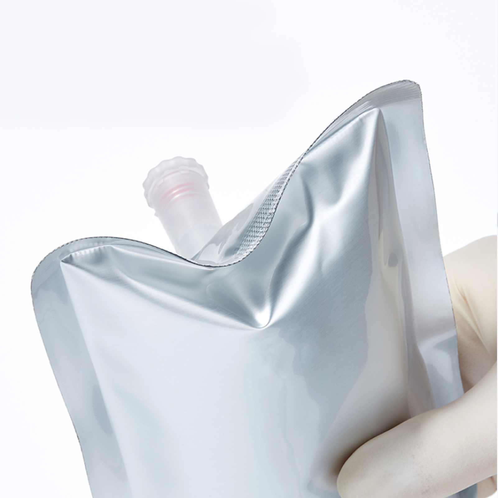 ADAMAS BETA Aluminum Foil Gas Sampling Bags with L-Shape Single/Double Valve Laboratory Composite Membrane Air Collection Bags 10ml-200L