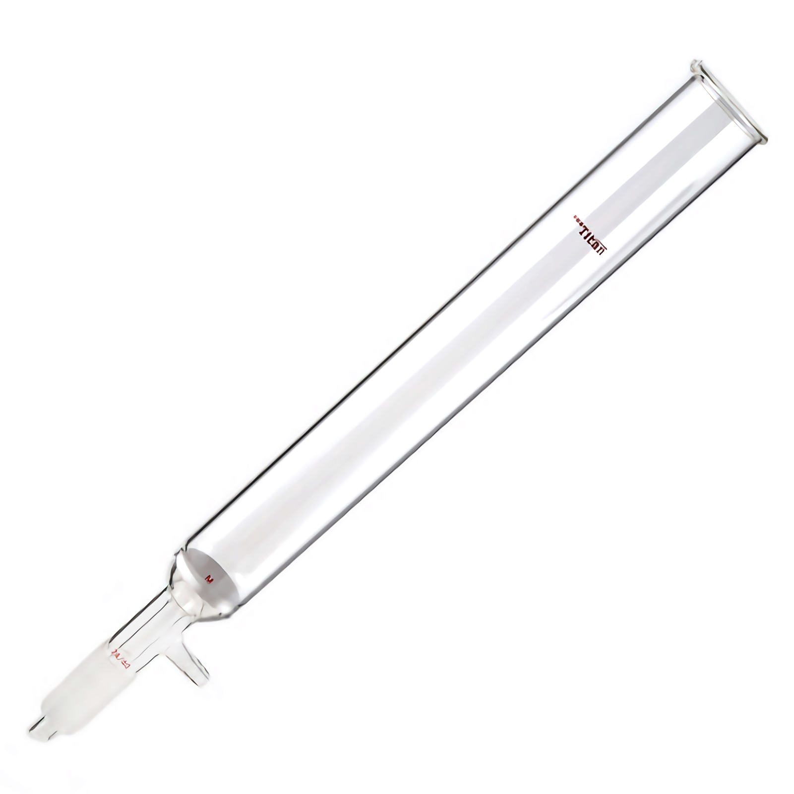 ADAMAS-BETA Glass Laboratory Chromatographic Column with Liquid Storage Ball PTFE Piston Grinding Mouth for Separation Experiment